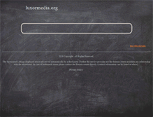 Tablet Screenshot of luxormedia.org